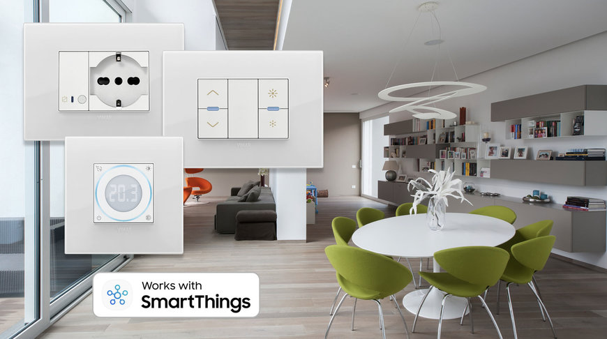Vimar disponibile all’interno dell’ecosistema di Samsung SmartThings per una casa sempre più smart e connessa
